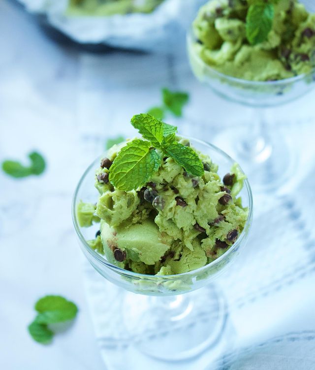 Avocado Chocolate Chip Mint Ice Cream